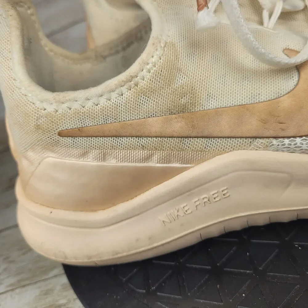 Nike Wmns Free TR 8 Sneakers Women's Size 9 Premium Sail Metallic Bronze Low Top
